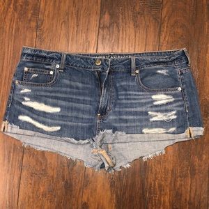 denim shorts